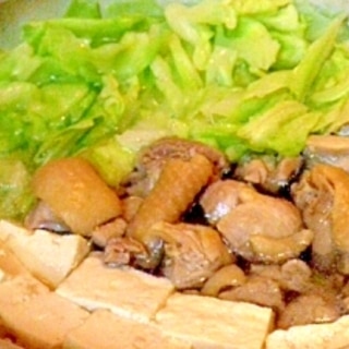 鶏キャベツ✿湯豆腐
